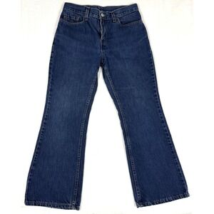 Levis 515 Jeans Womens 8S Petite Bootcut Low Rise Dark Wash USA Y2K